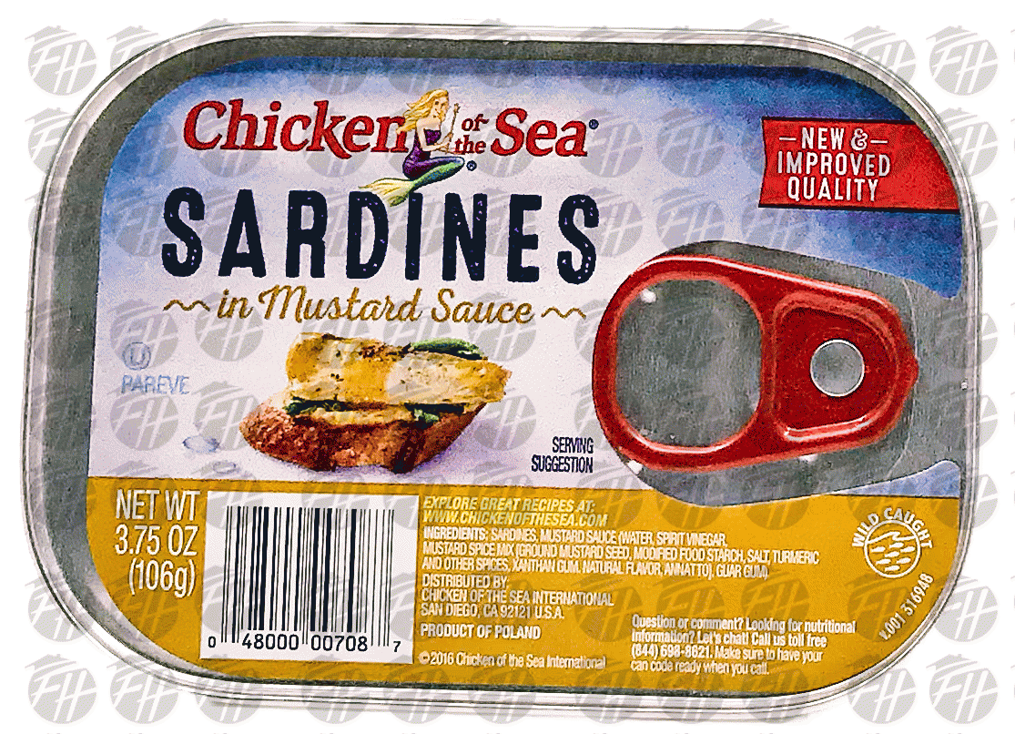 Chicken Of The Sea  sardines in mustard sauce Full-Size Picture